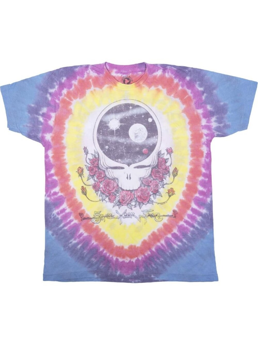 Vintage Grateful Dead Unisex Tee - Space Your Face Graphic Short Sleeve Shirt